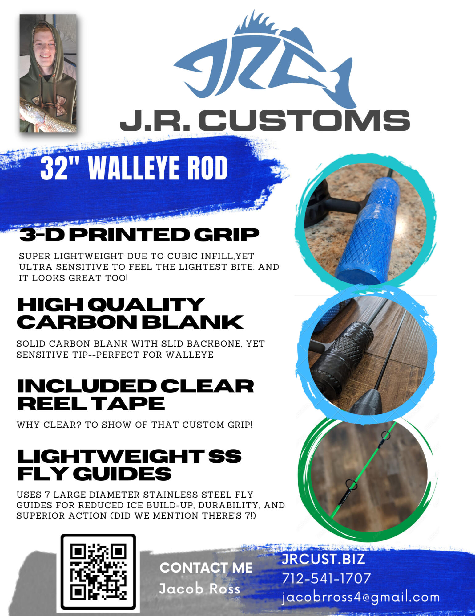 Walleye Ice Rod Features