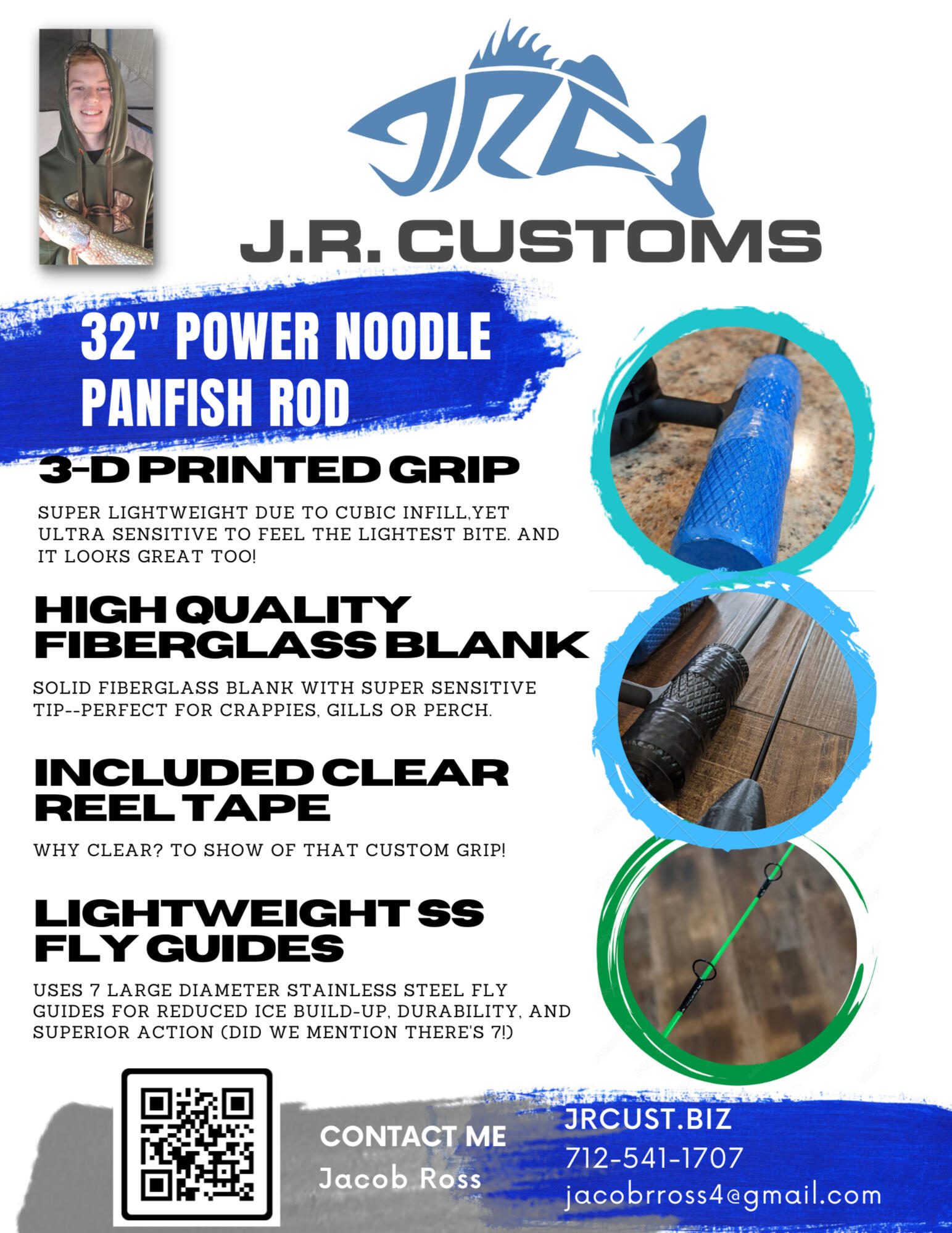 Walleye Ice Rod Features